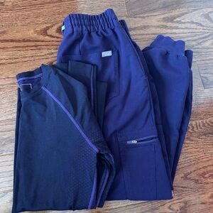 Figs Purple Jam Scrub Set